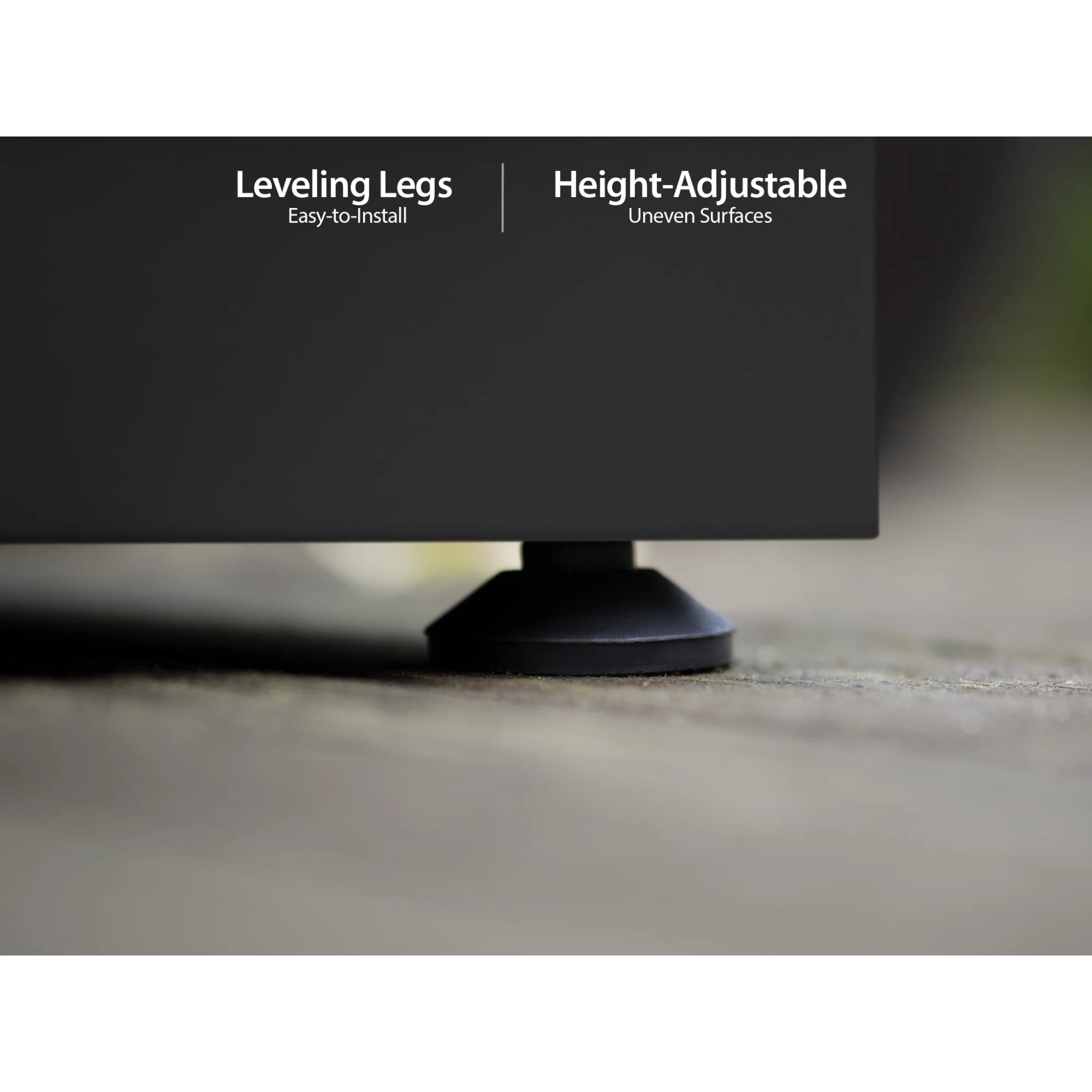 Newage Products Outdoor Kitchen 4 Piece Cabinet Set in Slate Gray with Countertops