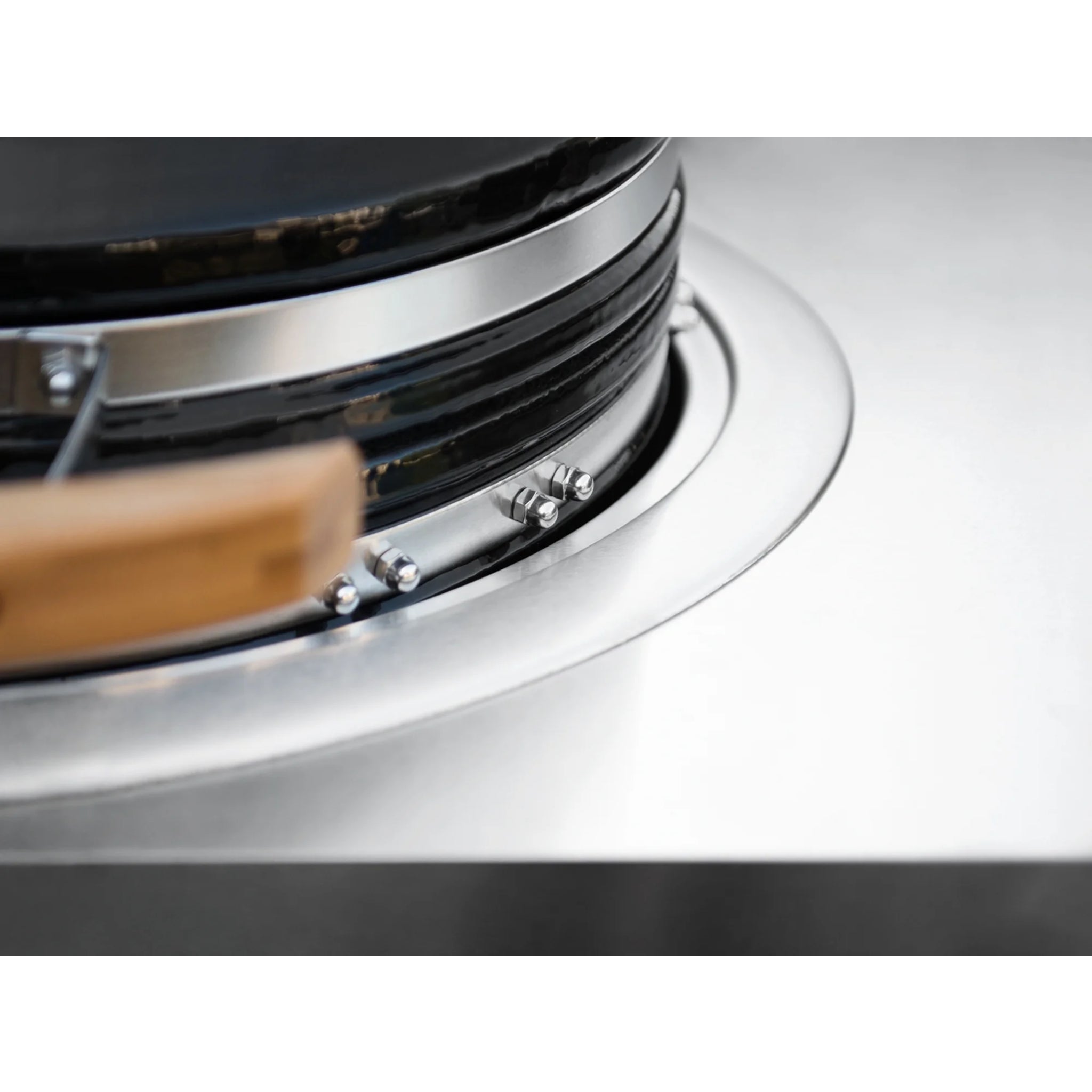 Newage Products Outdoor Kitchen 4 Piece Cabinet Set in Slate Gray with Countertops